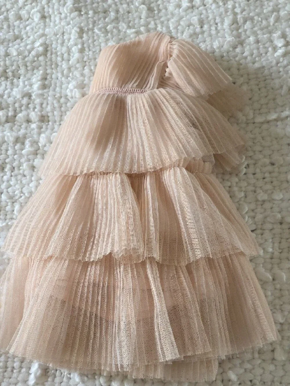 GAP Girls Peach Tiered Ruffle Formal Dress